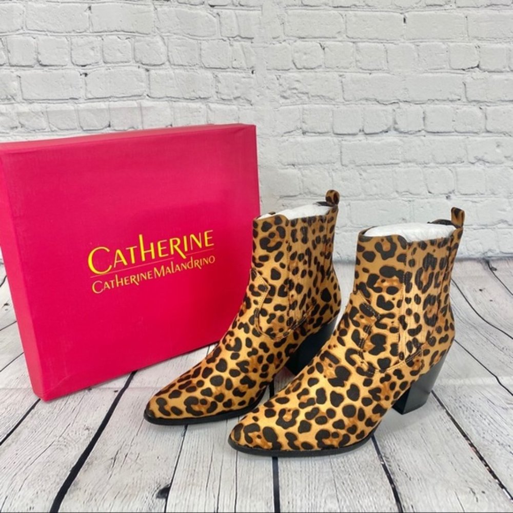 CATHERINE MALANDRINO LLiana Leopard Boots
